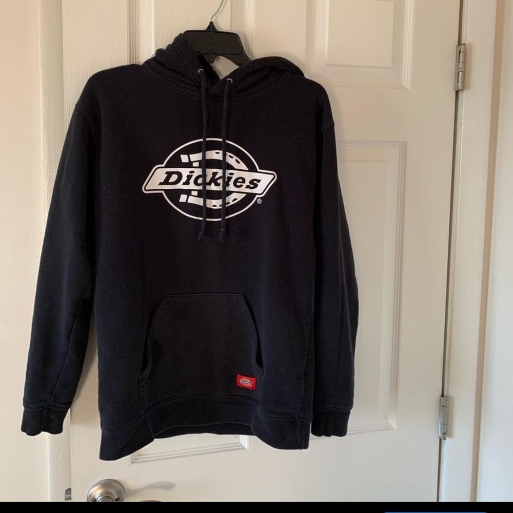 Dickies small black hoodie with strings